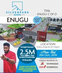 C Of O Land For Sale In Emene Along The International Airport Enugu  Land for Sale Enugu Enugu Vetra  Property