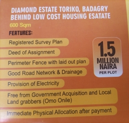 Affordable Land For Sale In Toriko Badagry Behind Low Cost Housing Estate  Land for Sale Badagry Lagos Vetra  Property