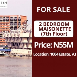  Fully Serviced 2 Bedroom Maisonette (7th Floor). 2 bedroom Flat for Sale Victoria Island Lagos Vetra  Property