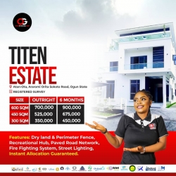 Titen Estate Land for Sale Ado Odo Ota Ogun Vetra  Property