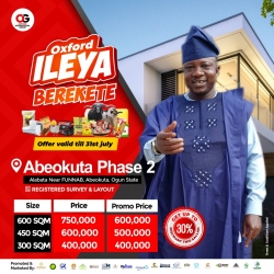 Abeokuta Phase 2 Land for Sale Abeokuta Ogun Vetra  Property