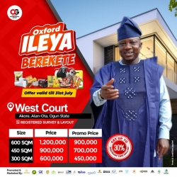 West Court Land for Sale Ado Odo Ota Ogun Vetra  Property