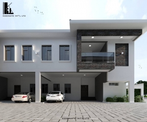 Newly Built And Superbly Finished 4 Bedroom Terrace Duplexes - The 34 V Terraces 4 bedroom Terraced Duplex for Sale Lekki Lagos Vetra  Property