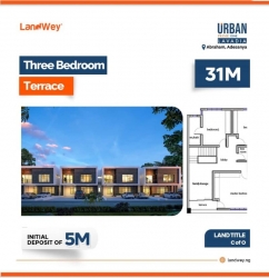 Newly Built 3 Bedroom Terrace Duplex Along Abraham Adesanya  Terraced Duplex for Sale Ajah Lagos Vetra  Property
