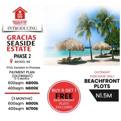 Gracias Seaside Estate Phase 2 Land for Sale Ibeju Lekki Lagos Vetra  Property