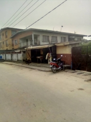 A Storey Building With A Big Space & 3 Shops In Front Fully Gated  Flat for Sale Yaba Lagos Vetra  Property