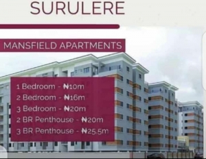 Newly Built 2 Bedroom Apartments Within A Gated Estate Behind The Stadium In Surulere 2 bedroom House for Sale Surulere Lagos Vetra  Property