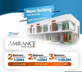 Come Experience Luxurious Urban Investment On 2 & 3 Bedroom Terraced Duplex Terraced Duplex for Sale Ajah Lagos Vetra  Property