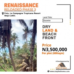 Beach Front Dry Land Land for Sale Ibeju Lekki Lagos Vetra  Property