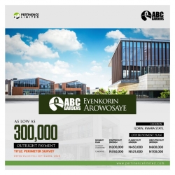 Land For Sale @ Abc Gardens Land for Sale Ilorin Kwara Vetra  Property