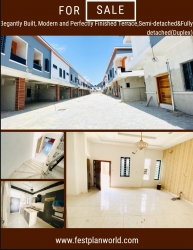 New, Elegantly Built And Perfectly Finished Duplexes In Good Locations. 4 bedroom Terraced Duplex for Sale Lekki Lagos Vetra  Property