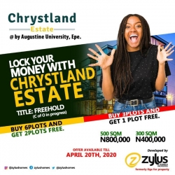 Freehold(c Of O Is In Progress 500 Meter Square of Land for Sale Epe Lagos Vetra  Property