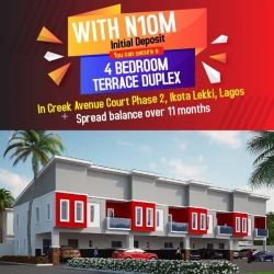 4 Bedroom Terraced Duplex 4 bedroom House for Sale Lekki Lagos Vetra  Property
