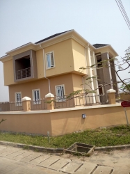 You'll Love This Gorgeous Home Of 4 Bedrooms Duplex With Bq In Secured Estate Call-to-enter Automatic Gate With Remote- Controlled And Good Tittle C Of C 4 bedroom Detached Duplex for Sale Ajah Lagos Vetra  Property