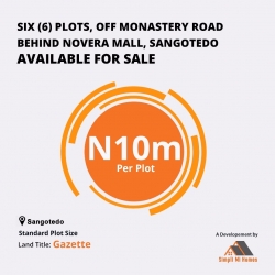 Hot Sales 6 Plots Of Land Located Behind Novare Mall Shoprite Off Monastery Road 6 Plots of Land for Sale Ajah Lagos Vetra  Property