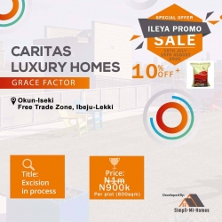 Grace Factor 600 Meter Square of Land for Sale Ibeju Lekki Lagos Vetra  Property