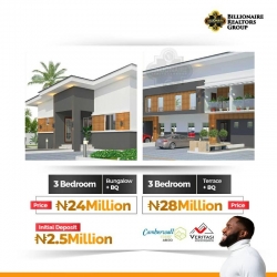 3 Bedroom Bungalow Plus Bq 3 bedroom Shared Apartment for Sale Epe Lagos Vetra  Property