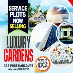 Plots Of Land For Sale With Over 40 Plots Luxury Gardens Plan With Top Notch Security 450 Meter Square of Land for Sale Port Harcourt Rivers Vetra  Property