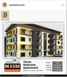 Luxury And Well Serviced 3 Bedroom Apartment 3 bedroom Flat for Sale Ikeja Lagos Vetra  Property