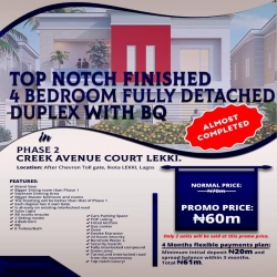 4 Bedroom Detached Duplex At Creek Avenue Court 4 bedroom Detached Duplex for Sale Lekki Lagos Vetra  Property