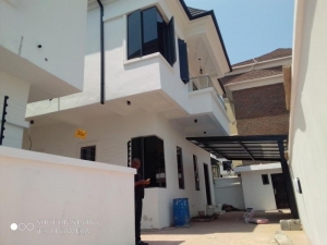 A Full Detach Duplex 5 Bedrooms Plus A Bq With Jacuzzi Water Heater Washing Machine Microwave Solar Energy And A Spacious Rooms And Palour, Plus Mini Palour, Car Port, Fully Designed In A Unique And Attractive Way  5 bedroom Detached Duplex for Sale Lekki Lagos Vetra  Property