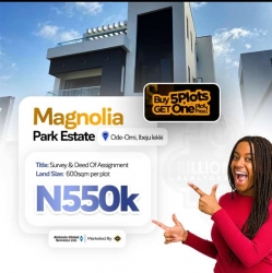 Land At Magnolia Park Estate  600 Meter Square of Land for Sale Lekki Lagos Vetra  Property