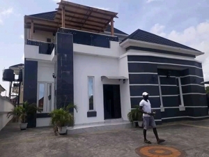 5 Bedroom Duplex New House All Room Ensult At Ikate  5 bedroom Semi-Detached Duplex for Rent Lekki Lagos Vetra  Property
