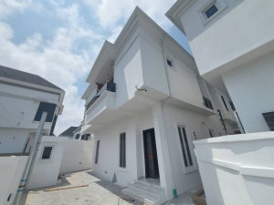 This Lovely 5 Bedroom Fully Detached Duplex With A Room Bq  Detached Duplex for Sale Lekki Lagos Vetra  Property
