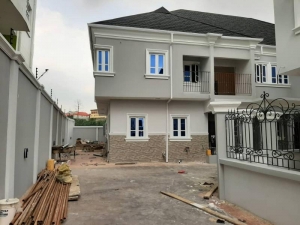  Newly Built 2 Units Of 4bedroom Duplex + Study Room,ante Room & Bq, Just 2 Units In D Compound  4 bedroom Semi-Detached Duplex for Sale Maryland Lagos Vetra  Property