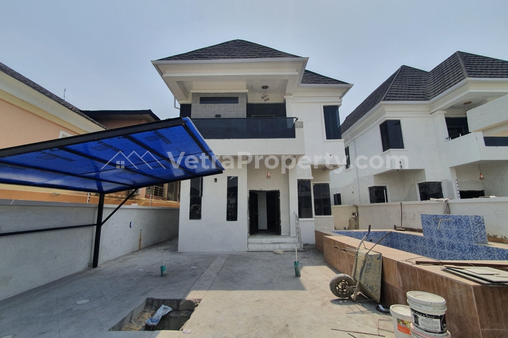  Impressive Brand New 5 Bedroom Detached House With Swimming Pool  5 bedroom Detached Duplex for Sale Ajah Lagos Vetra  Property