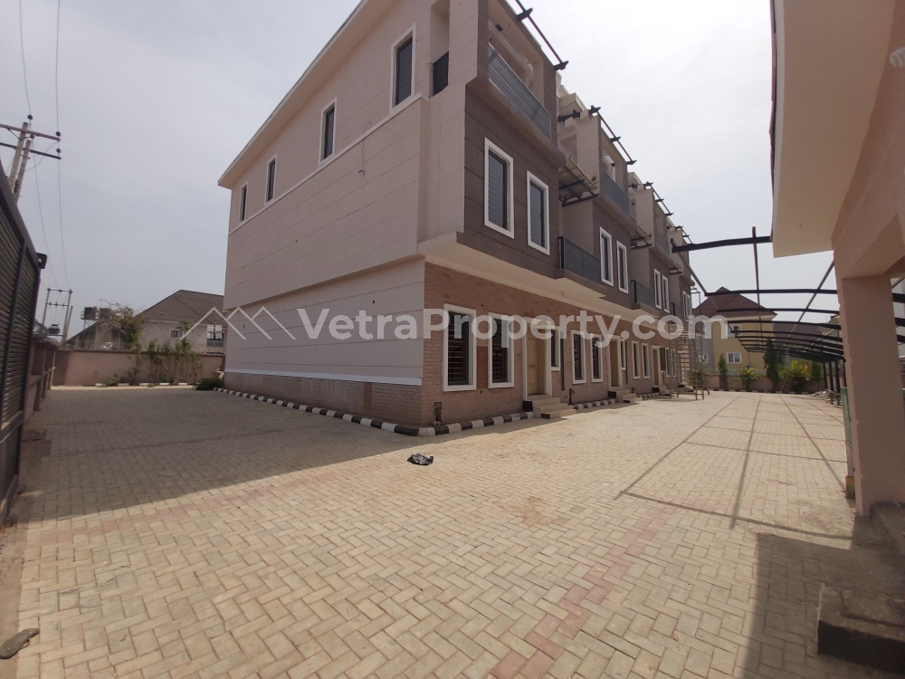  Brand New And Well Located Luxury 4 Bedroom Terrace House With Boys Quarter At Life Camp, Abuja, Fct.  4 bedroom Terraced Duplex for Sale Life Camp Abuja Vetra  Property