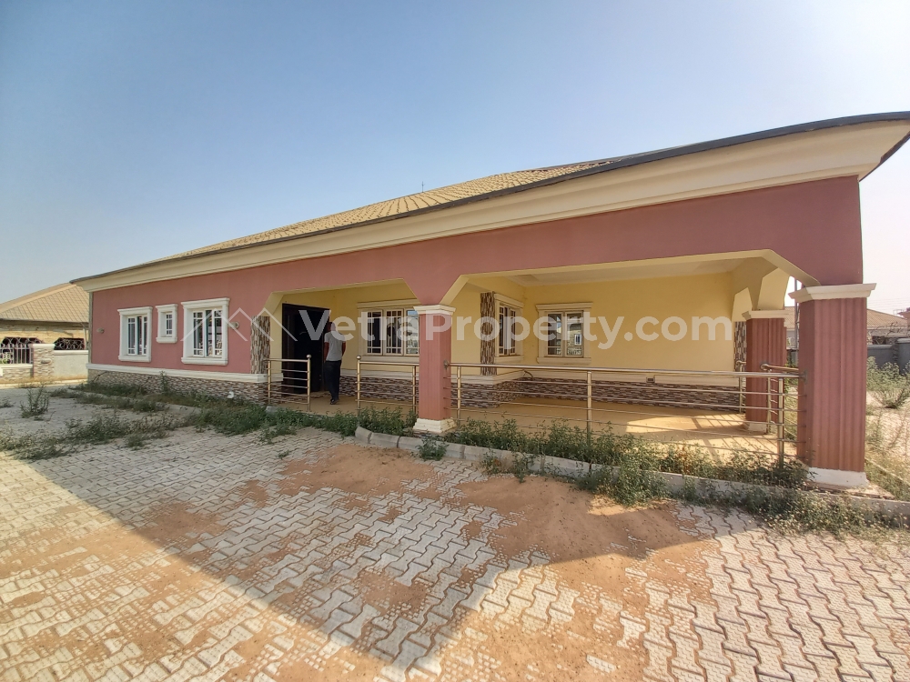  Brand New And Well Located 3 Bedroom Bungalow In A Secured, Serene And Organized Estate At Lugbe, Abuja, Fct.  3 bedroom Detached Bungalow for Sale Lugbe Abuja Vetra  Property