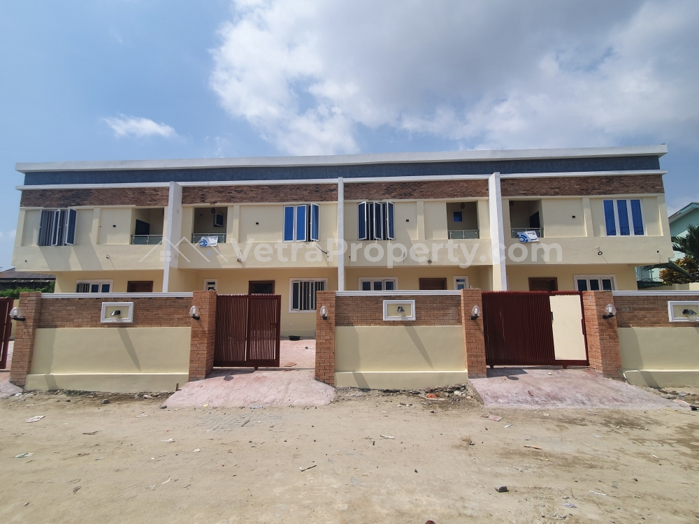  Brand New 4 Bedroom End Terrace Duplex  4 bedroom Terraced Duplex for Sale Ajah Lagos Vetra  Property