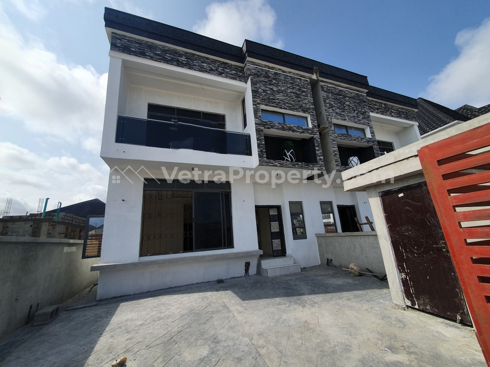  Brand New Superb 4 Bedroom Semi-Detached Duplex with Boy's Quarter  4 bedroom House for Sale Lekki Lagos Vetra  Property