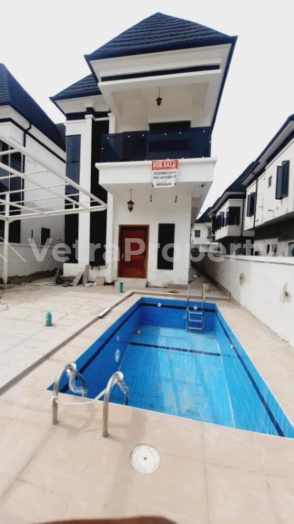  Brand New Spacious Luxury 5 Bedroom Fully-detached Duplex With Bq And Swimming Pool For Sale  5 bedroom Detached Duplex for Sale Lekki Lagos Vetra  Property