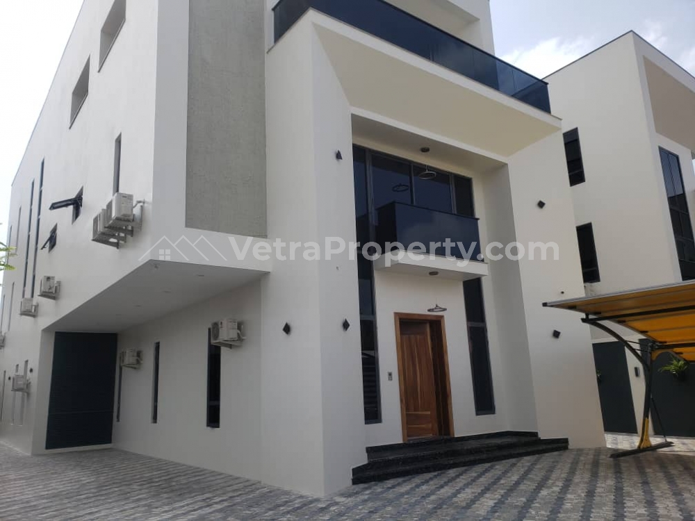  Well Finished 5 Bedroom Smart House With Bq  5 bedroom House for Sale Lekki Lagos Vetra  Property