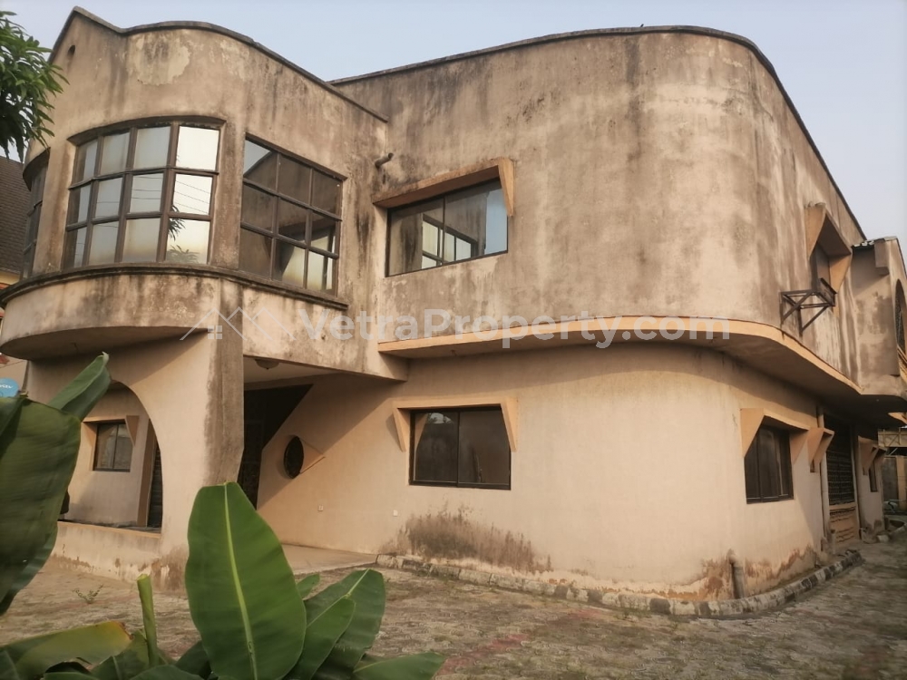  5 Bedroom Detached Duplex With 2nos 2bedroom Flat Bq  5 bedroom Detached Duplex for Sale Ilupeju Lagos Vetra  Property