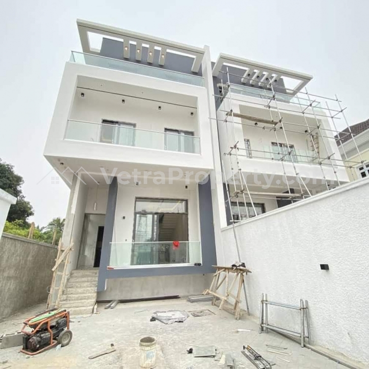  Brand New 4 Bedroom Semi-detached Duplex With A Bq  4 bedroom Blocks of Flats for Sale Ikoyi Lagos Vetra  Property