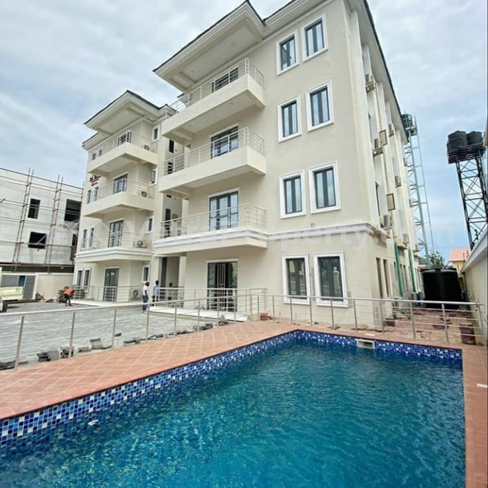  Newly Built Luxury 3 Bedroom Fully Finished And Fully Self-serviced Apartment Plus Bq With Air Conditioning , Fully Fitted Kitchen  3 bedroom Flat for Sale Victoria Island (VI) Lagos Vetra  Property