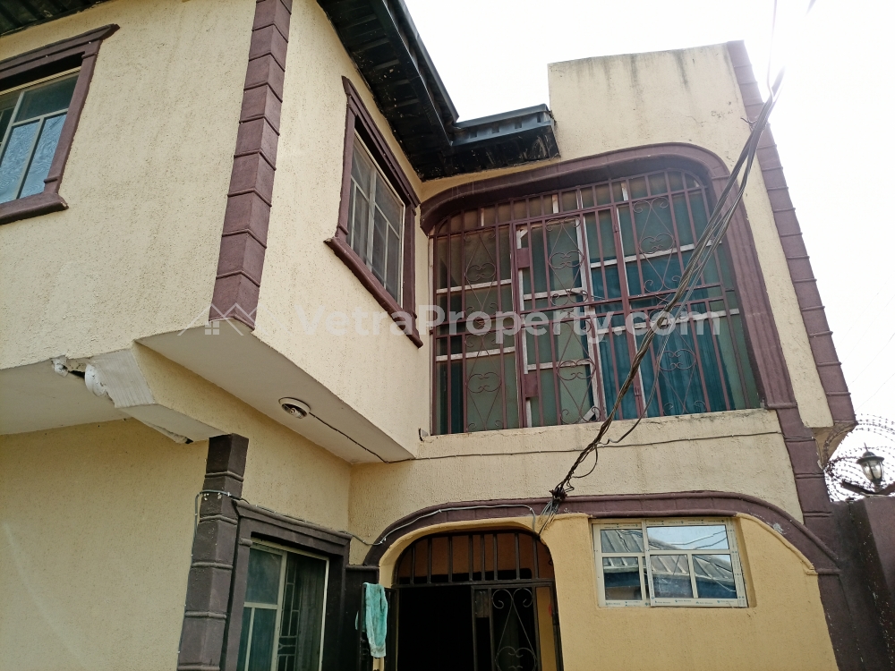  A Decent 3 Bedroom Duplex With Mini Flat On Quarter Plot Land  3 bedroom Duplex for Sale Ipaja Lagos Vetra  Property