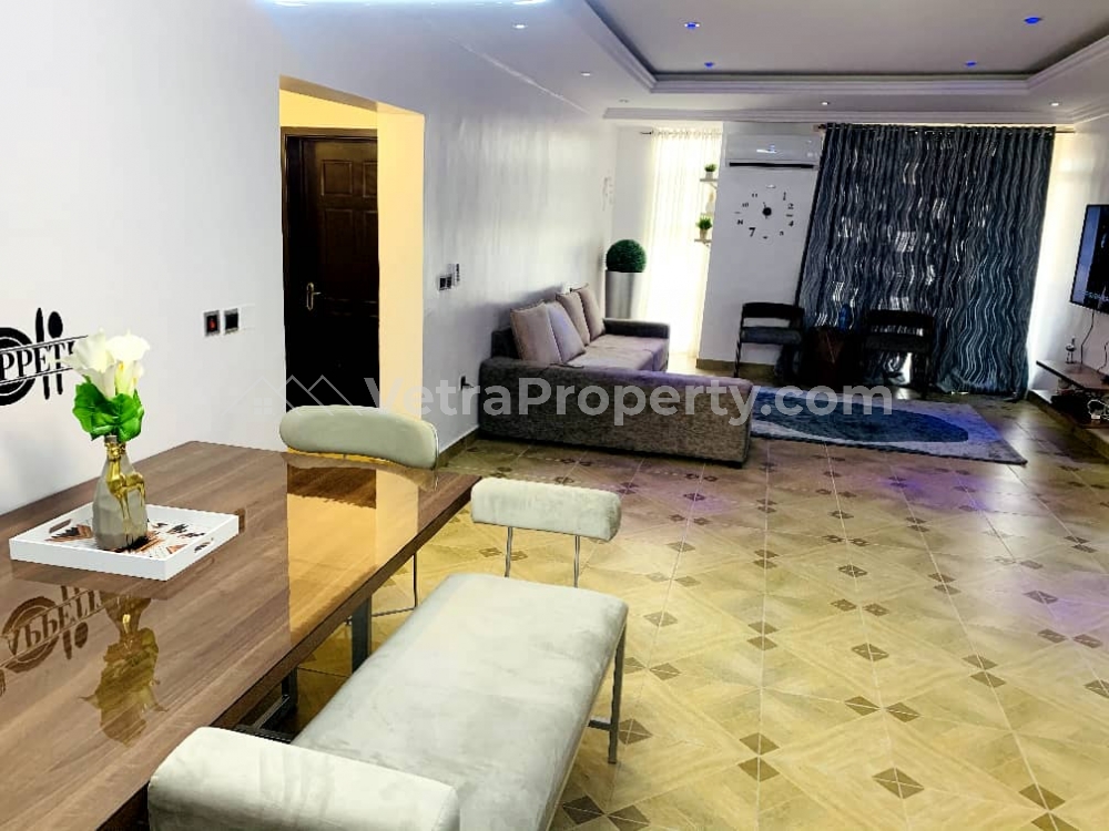  Newly Built Luxury 2 Bedroom Fully Furnished And Fully Serviced Upper Floor Apartment With Air Conditioning , Fully Fitted Kitchen  2 bedroom Flat for Short let Lekki Lagos Vetra  Property