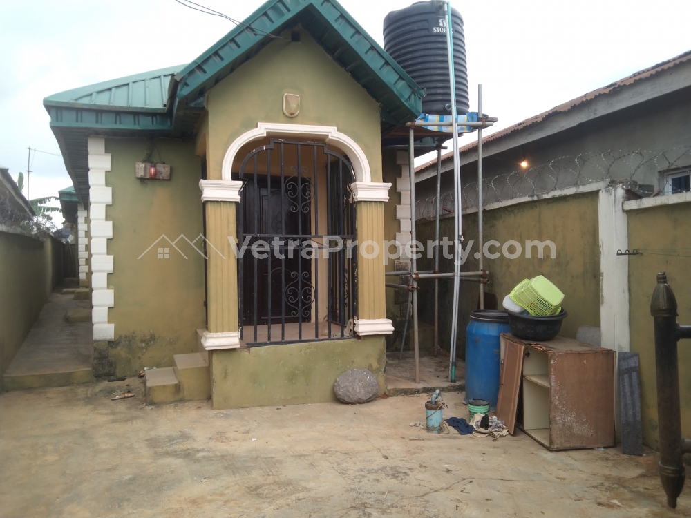  Clean Mini Flat 2 Toilet All Tiles Floor 2 Tenants At Itele  Mini Flat for Rent Ipaja Lagos Vetra  Property