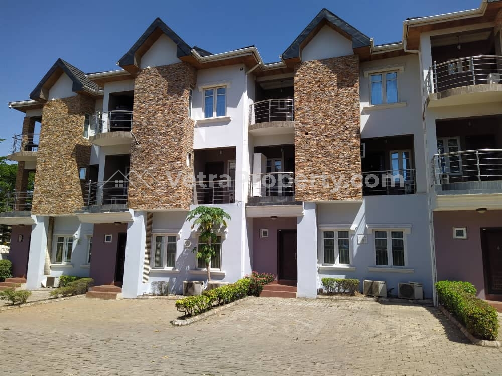  Newly Built Luxury 4 Bedroom Fully Finished And Fully Serviced Maisonette Plus Bq With Air Conditioning , Fully Fitted Kitchen  4 bedroom Massionette for Rent Utako Abuja Vetra  Property