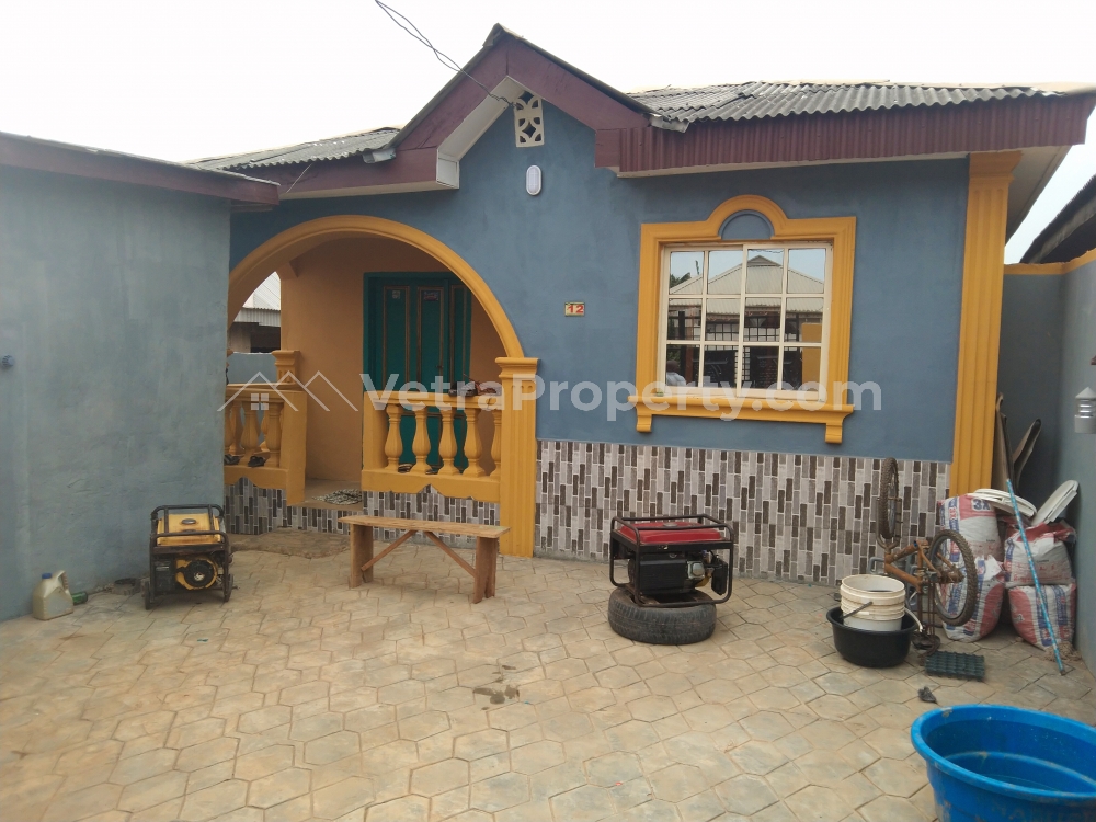  Lovely Newly Built Mini Flat Tiles Floor 2 Toilet Fence Gate At Itele  Mini Flat for Rent Ipaja Lagos Vetra  Property