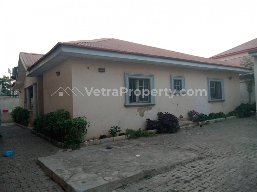  Newly Built Luxury 3 Bedroom Fully Finished And Fully Serviced Bungalow With Air Conditioning , Fully Fitted Kitchen And A Room Bq  3 bedroom Detached Bungalow for Rent Lokogoma Abuja Vetra  Property