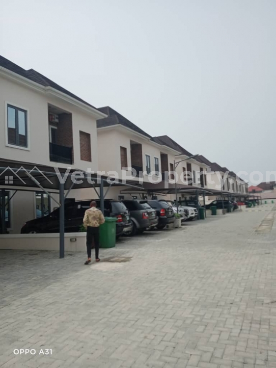  4 Bedroom Semi Detached Duplex In Terrence Setting, With Bq,  4 bedroom Semi-Detached Duplex for Rent Lekki Lagos Vetra  Property