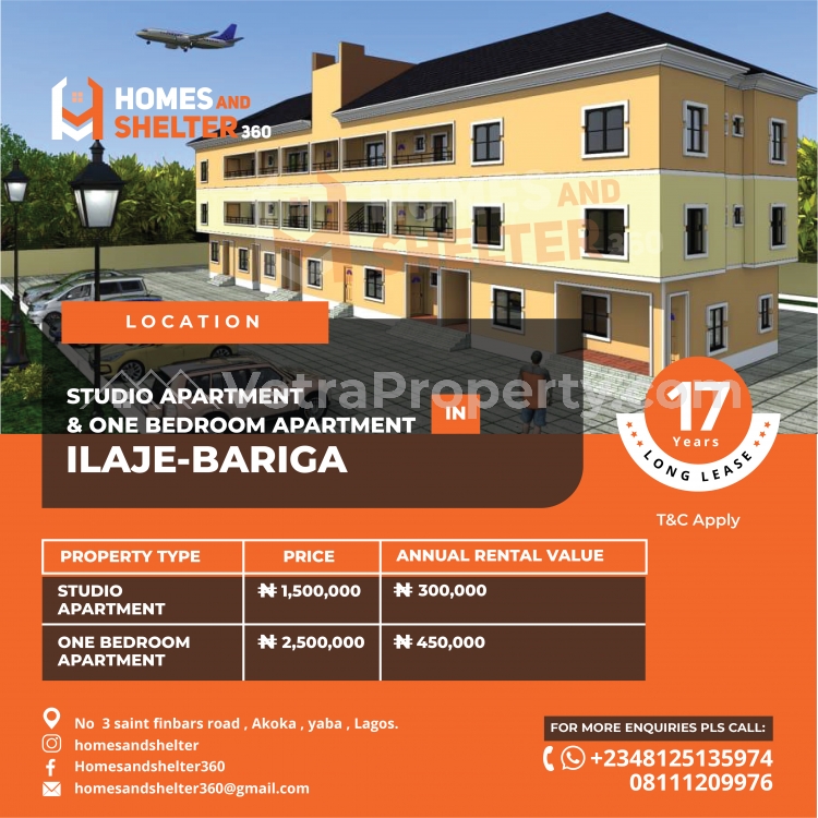  Own A Unit Of Apartment With Ease For 17years And Receive Rental Income Paid To You For This Period  Flat for Sale Shomolu Lagos Vetra  Property