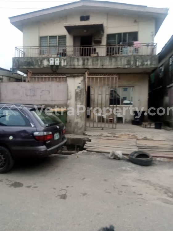  Half Plot Of Land With A Building For Sale On It At Ogba Oke Ira Abo Aba Off Ajayi Road.  House for Rent Ogba Lagos Vetra  Property