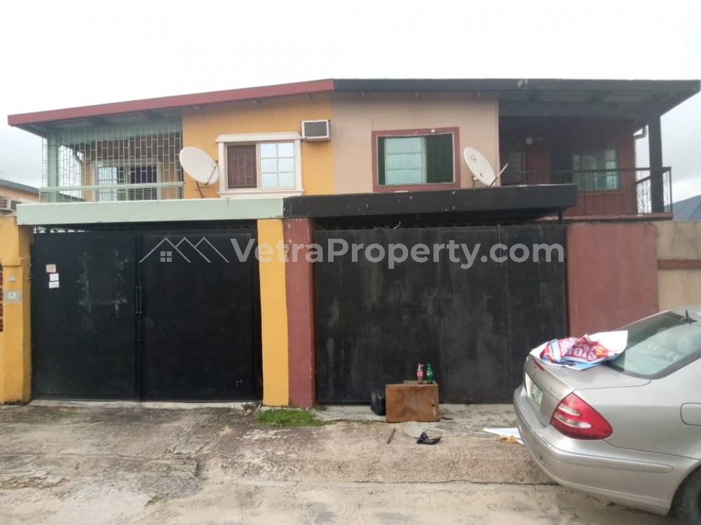  Lovely 5bedrooms Duplex With A Bq At E Close Festac Town Lagos.(good For Both Residential And Commercial).  5 bedroom Semi-Detached Duplex for Rent Lagos Island Lagos Vetra  Property