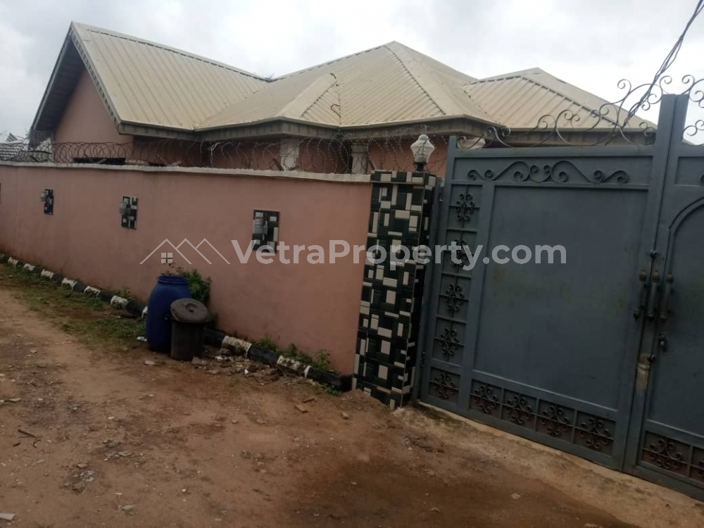  Clean And Lovely 4bedrooms Bungalow At Alagbole Via Berger, Shojomehin (25m Asking).  4 bedroom Detached Bungalow for Rent Ojodu Lagos Vetra  Property